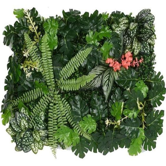 Mur Gazon Artificiel, Panneau Plante Artificielle Murale, pour la Maison, la Chambre ou Le Jardin - Décoration (A)