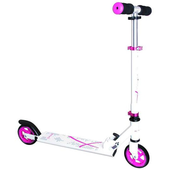 Muuwmi Aluminium Scooter Blanche/rose 125 Mm Blanc Et Rose