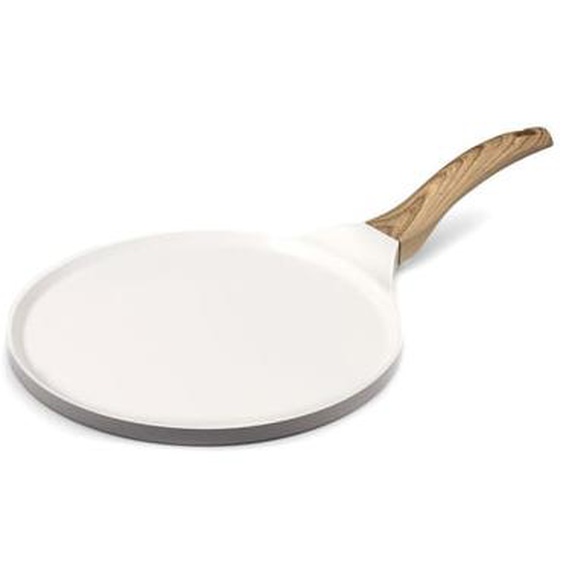 Mythic - Crépière 25.7 cm avec revêtement en céramique blanche
