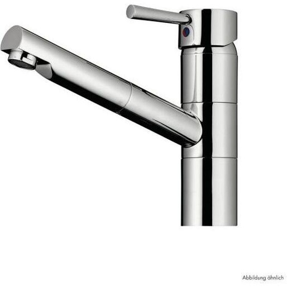 Naber LINEA Robinet de cuisine Glacier 2 avec bec extractible Couleur inox