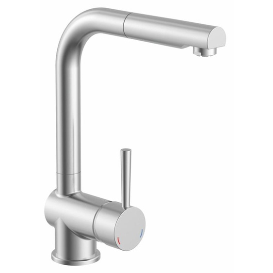 NABER Mitigeur monocommandé DRIVE 2 en ACIER INOXYDABLE avec bec extractible / robinetterie