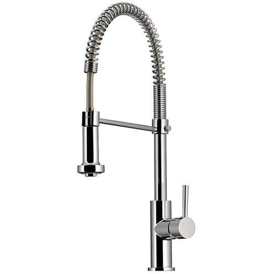 NABER Mitigeur monocommandé DRIVE 5 en CHROME avec bec spiralé / haute pression
