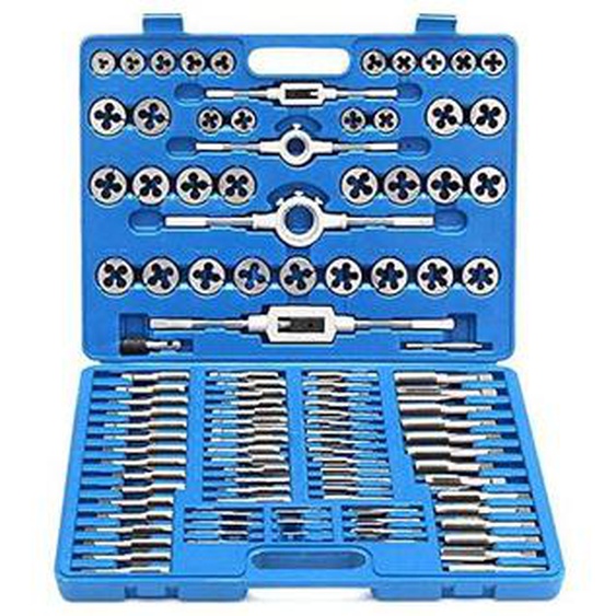Taraud Kit de taraudage 110 pièces Kit de taraudage Taraudage Foret Set doutils (110 pièces) Naizy