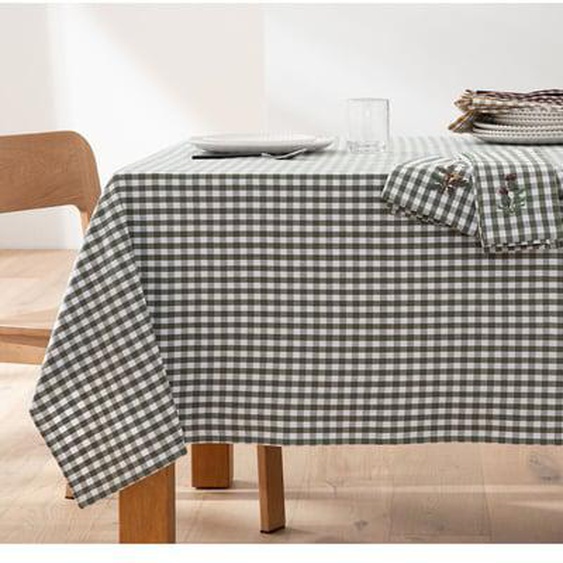 Nappe carreaux coton lavé tissé teint Bethany