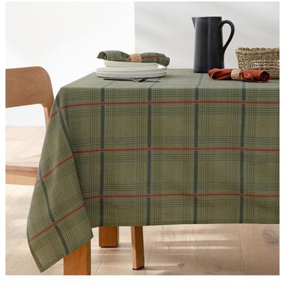 Nappe carreaux métis lin/coton Baymore