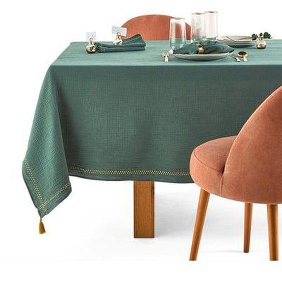Nappe gaze de coton, Kumla brodé