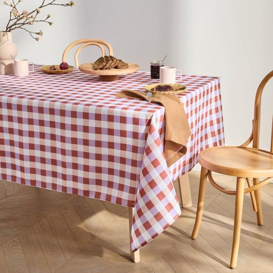 Nappe imprimé damier entretien facile -