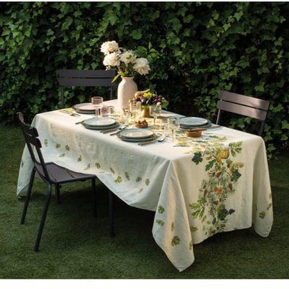 Nappe Mille delices boises naturel lavé