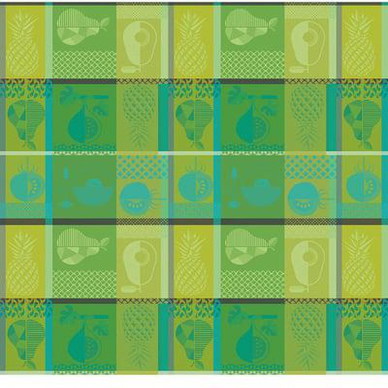 Nappe Mille fruits d ete lime enduit imperméable