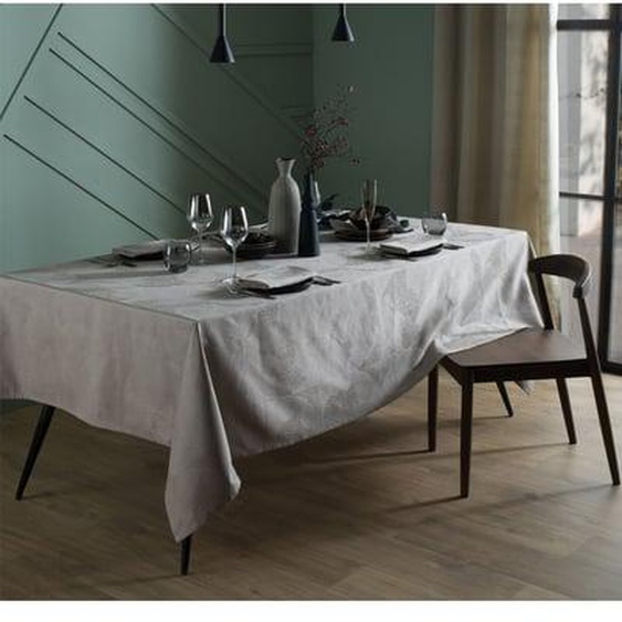 Nappe pur coton Mille gouttes nacre