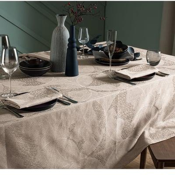 Nappe pur coton Mille gouttes metal