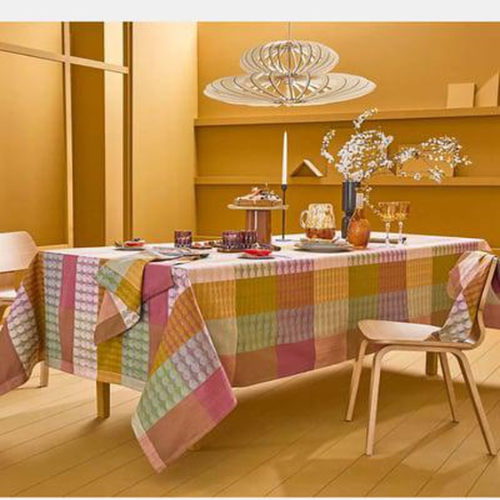 Nappe pur coton Mille halos prunus