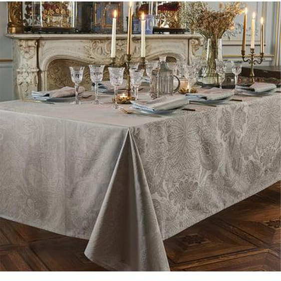 Nappe pur coton Mille isaphire zinc