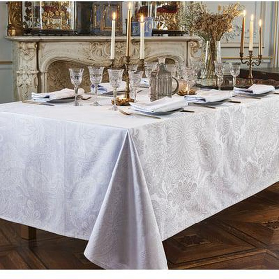 Nappe pur coton Mille isaphire zinc