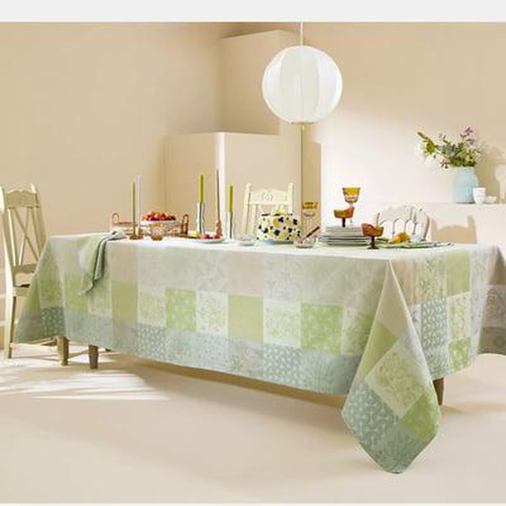 Nappe pur coton Mille parfums verde