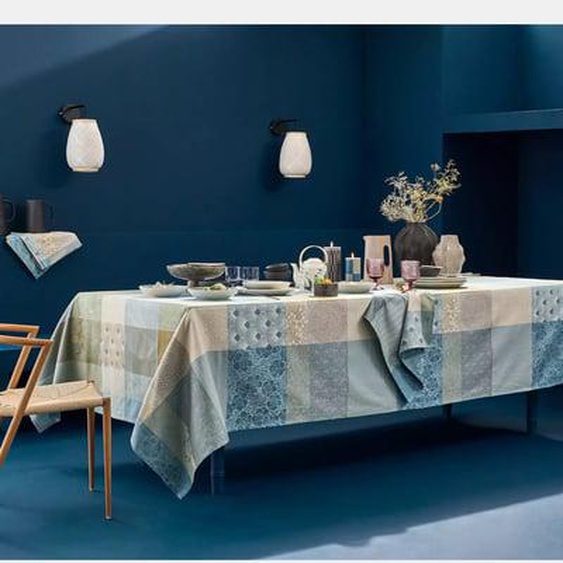 Nappe pur coton Mille zen ecume