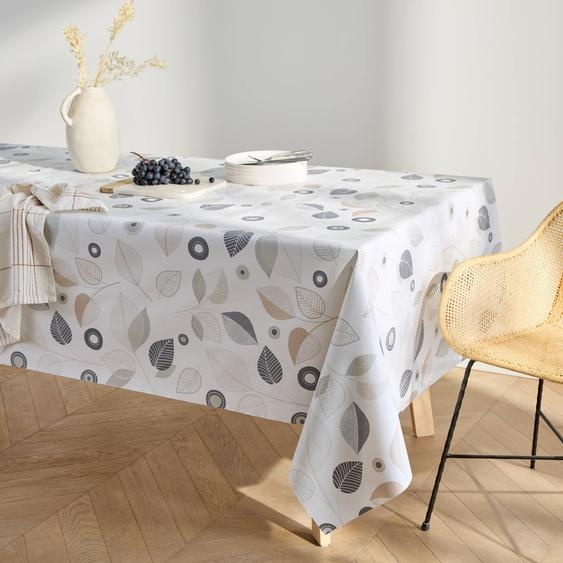 Nappe Toile Cirée Imprimé Feuilles -