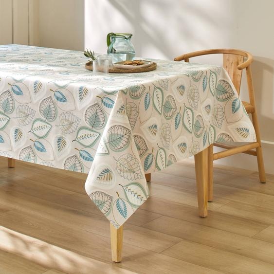 Nappe Toile Cirée Imprimé Feuilles -