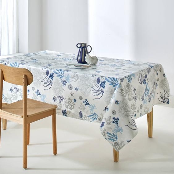 Nappe Toile Cirée Imprimé Fonds Marins -