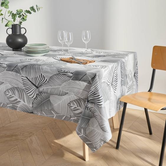 Nappe Toile Cirée Imprimé Grandes Feuilles -