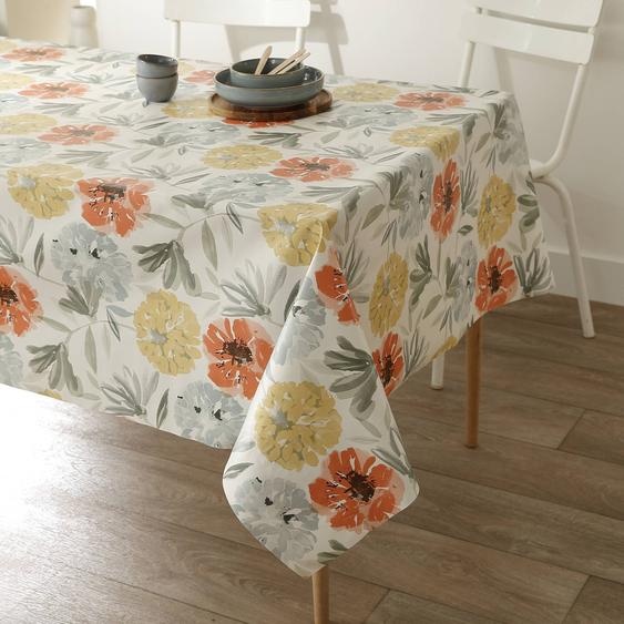Nappe Toile Cirée Imprimé Grosses Fleurs -