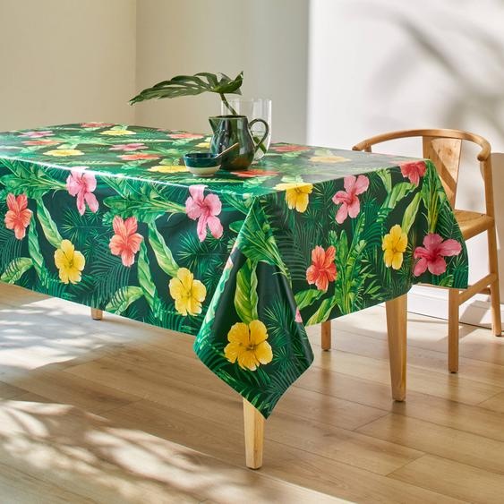 Nappe Toile Cirée Imprimé Hibiscus -