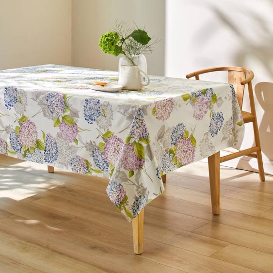 Nappe Toile Cirée Imprimé Hortensias -