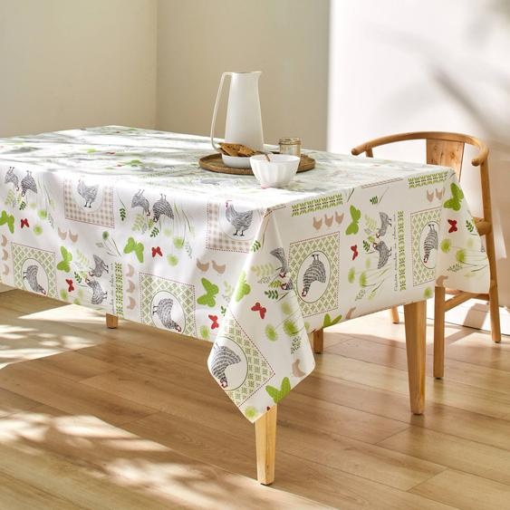 Nappe Toile Cirée Imprimé Poules -