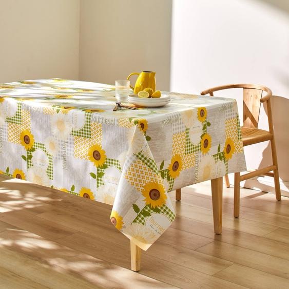 Nappe Toile Cirée Imprimé Tournesols -