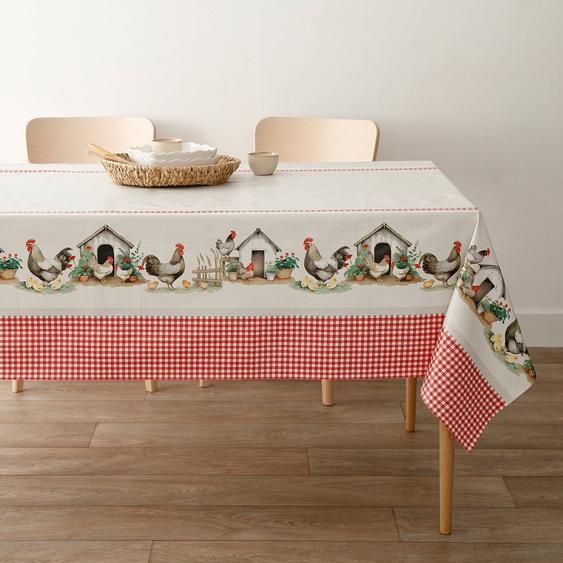 Nappe Toile Cirée Motif Poules -