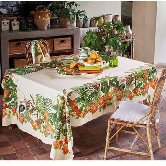 Nappe Vintage garden natural lavé