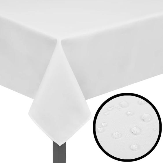Nappes de table 5 pcs Blanc 130x130 cm
