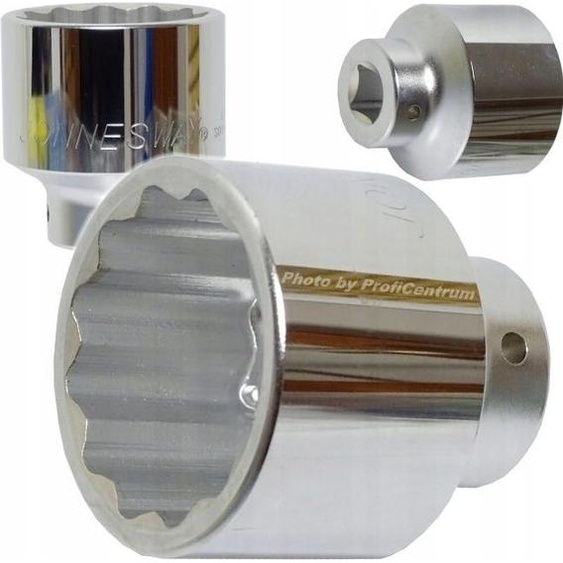 Nasadka Dodécagonal Jonnesway 3/4 41mm, outil professionnel, haute résistance, idéal pour les travaux mécaniques exigeants, en acier Cr-Mo, court et durable.