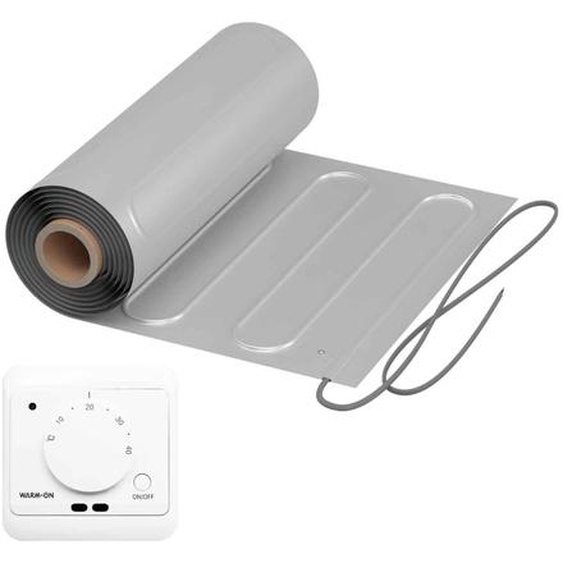 Natte chauffante  ALU 150 W/m² avec Thermostat AC3082H analogique, blanc - 1 m²