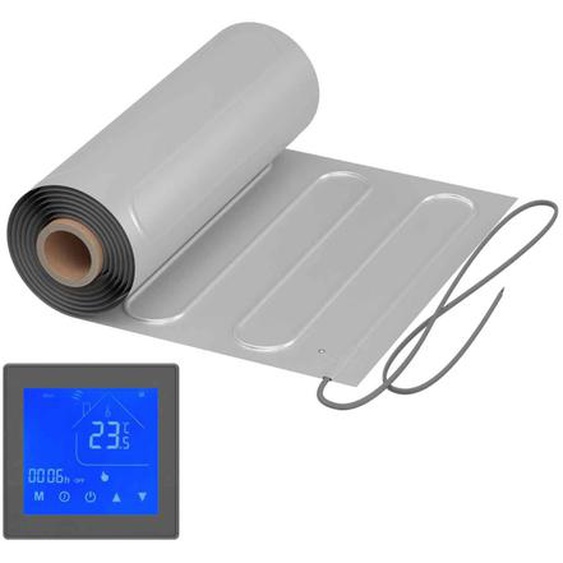 Natte chauffante  ALU 150 W/m² avec Thermostat MCS 450 Tactile noir - 10 m²