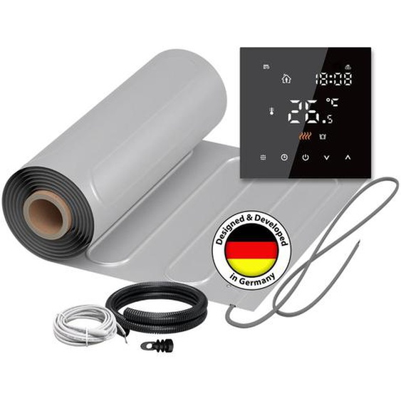 Natte chauffante  ALU 150 W/m² avec Thermostat TS300 noir - 2,5 m²