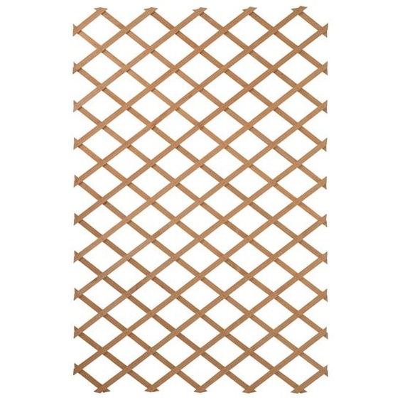 Nature Palissade de jardin 100 x 200 cm Bois l