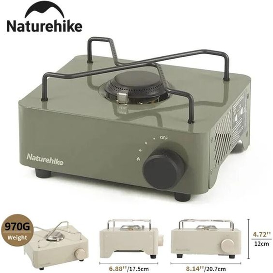 Naturehike Camping cuisinière à gaz 3000W puissance de feu Portable Mini cuisinière à gaz cuisine extérieure pique-nique cuisson brûleur Camping brûleur à gaz
