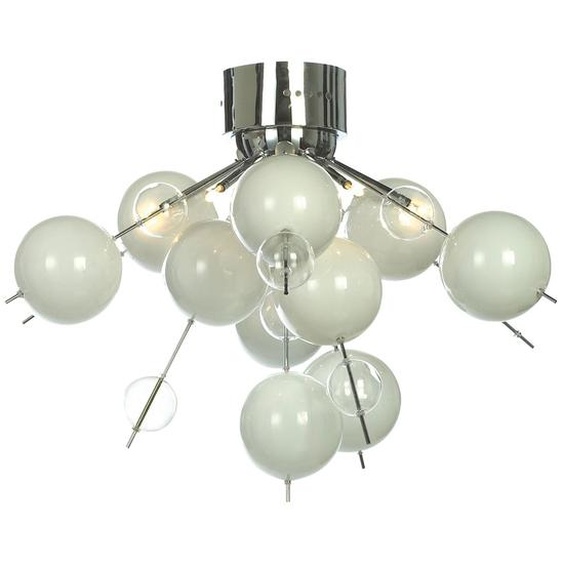 Näve 1085123 Plafonnier - Boule de cristal ; Douille : G9 ; Couleur : blanc