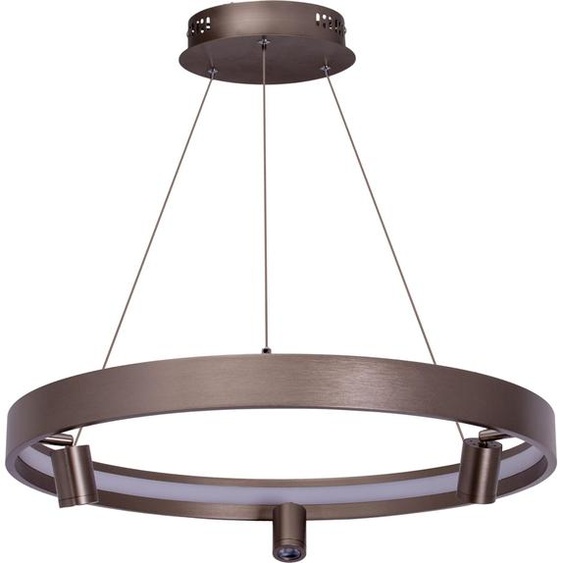 Näve LED Lampe suspendue TRISTAN Ø58cm 37W blanc chaud acier nu dimmable 6139250