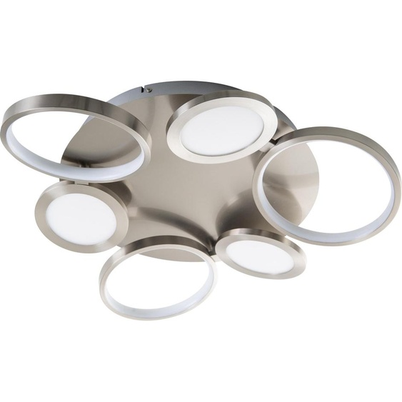 Näve Plafonnier STELARI Ø56cm Blanc chaud acier nu dimmable 1363650