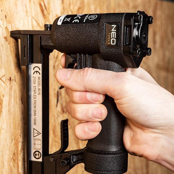 NEO TOOLS Agrafes galvanisées pour agrafeuse pneumatique (pour NEO modèle 14-572), GA21, type 80 (380), longueur 6-16 mm, 4000 pièces, en fil dacier