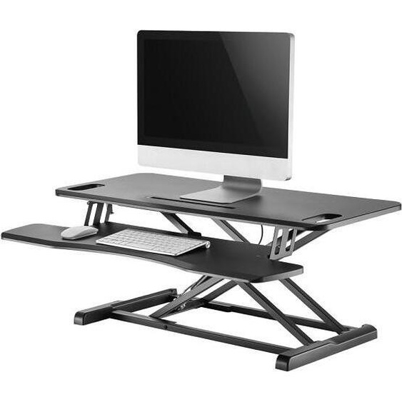 Neomounts Schreibtischaufsatz Sitz-Steh-Workstation schwarz