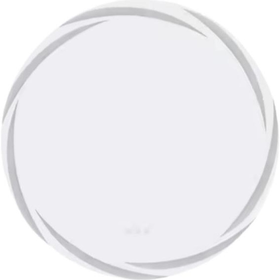 Nero Valora Miroir de salle de bain rond à LED - 80 cm - Avec capteur tactile, rétroéclairage RGB & antibuée
