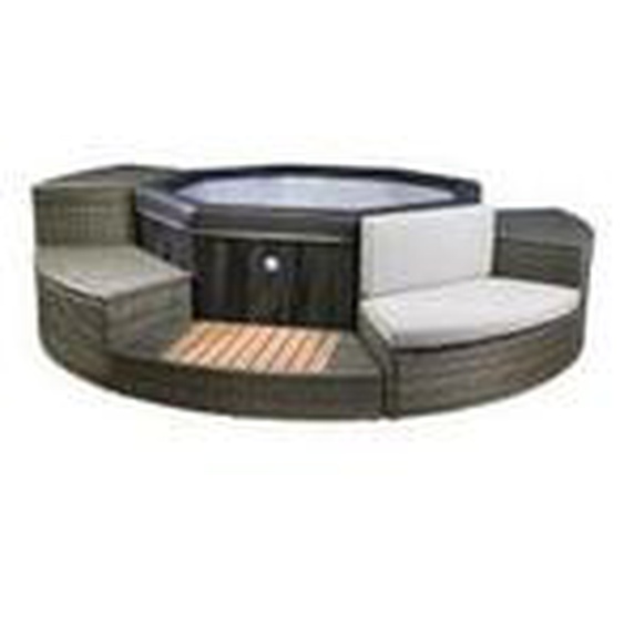 Netspa - Spa semi-rigide avec mobilier Octopus