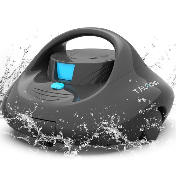 Nettoyeur de piscine à batterie, gris foncé