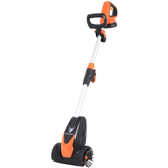 Nettoyeur de terrasse sans fil Yardforce LW CPC1, équipé dune batterie puissante de 20 V/4,0 Ah, orange et noir, taille unique