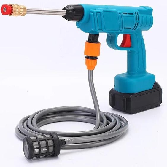 Nettoyeur haute pression sans fil - QD0127T2HE - Pression maximale de 30 bars - Débit de 240 l/h - Moteur de 1000 W - Batterie de 9000 mAh - Bleu