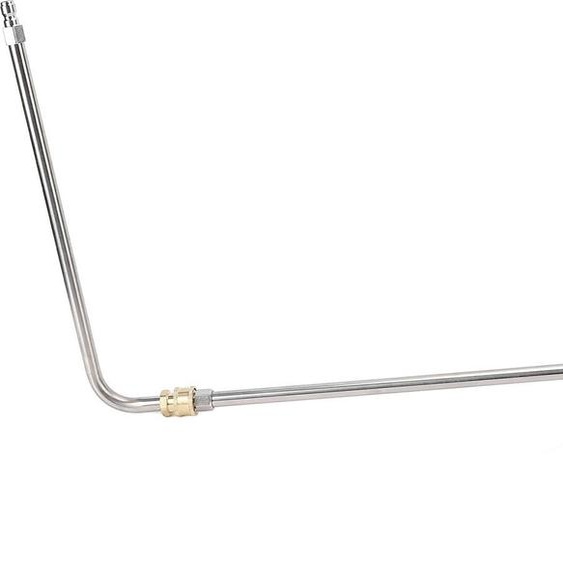 nettoyeur haute pression sous châssis de 6 pouces avec tige de rallonge en 3 parties, 4000 PSI, embout balai pour eau de lavage sous châssis pour camions, SUVs