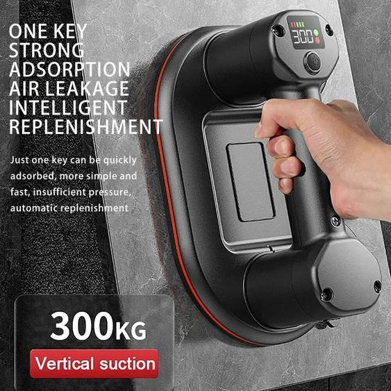 NEWBEAT Ventouse sous vide électrique de qualité industrielle, affichage Intelligent, charge de 300KG, lève-verre robuste pour carrelage en granit